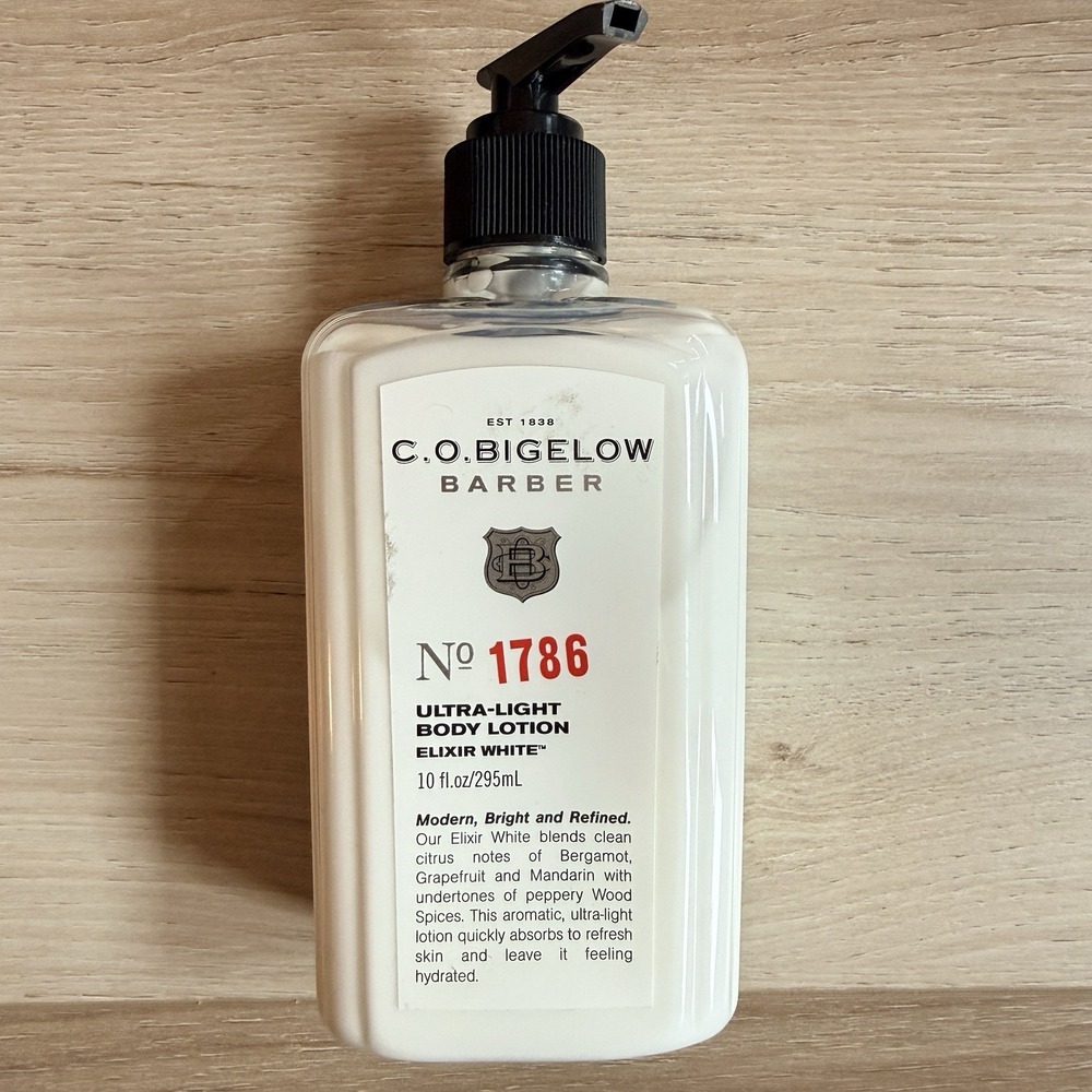 C.O. Bigelow Barber Elixir 1786 White‎ Lotion, 10 Oz, Unisex